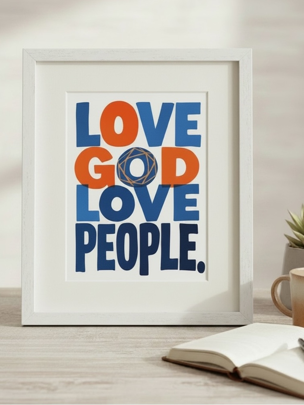 DDS Art Print, 8x10, Bible Verse, Paper Print, Unframed, Bold Series